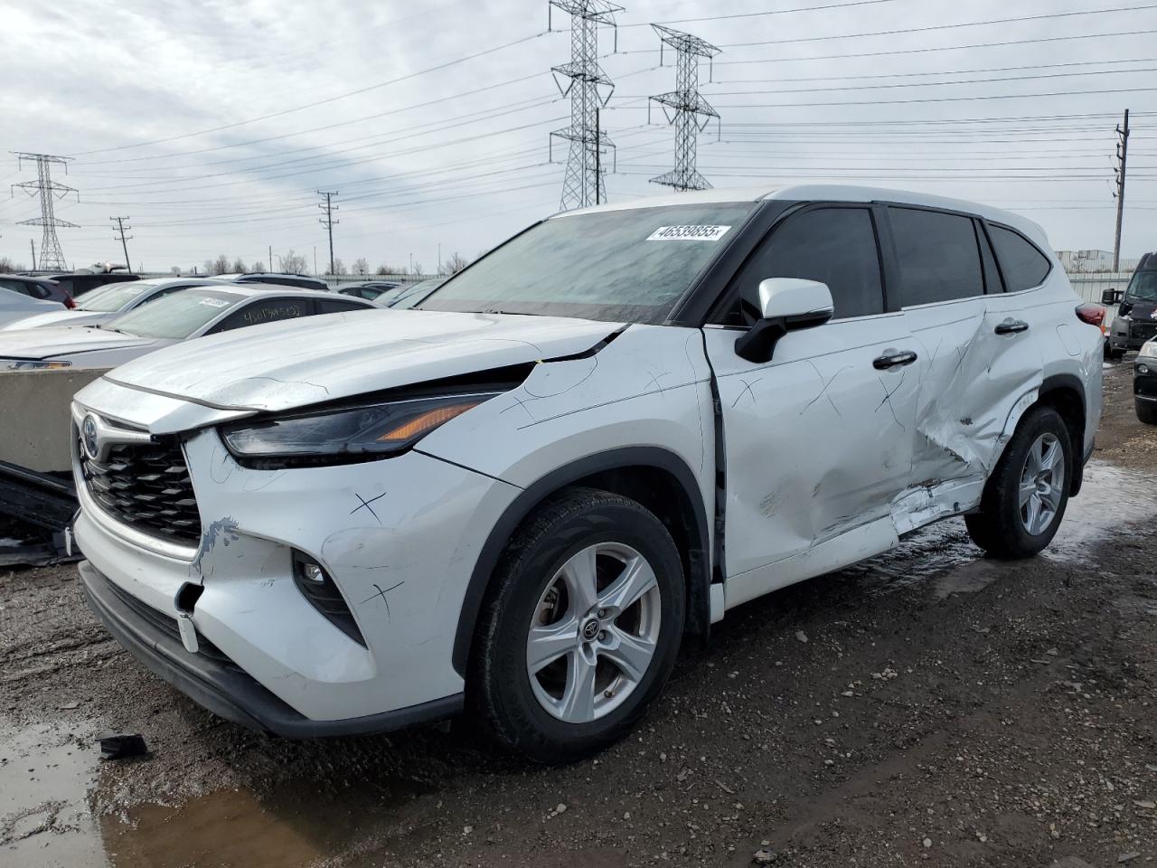 2022 TOYOTA HIGHLANDER HYBRID LE VIN:5TDZARAH2NS511839