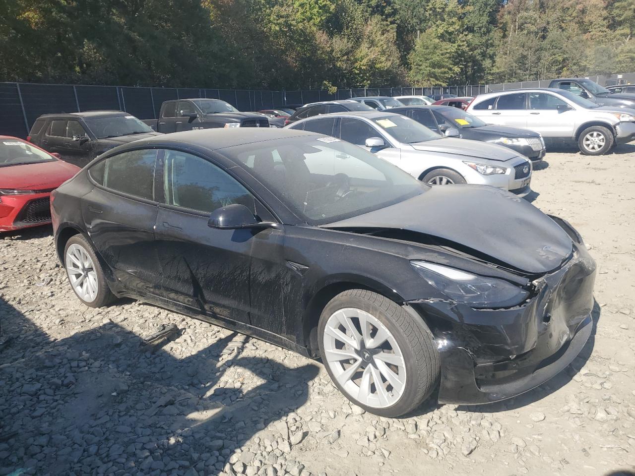2022 TESLA MODEL 3  VIN:5YJ3E1EA9NF187575