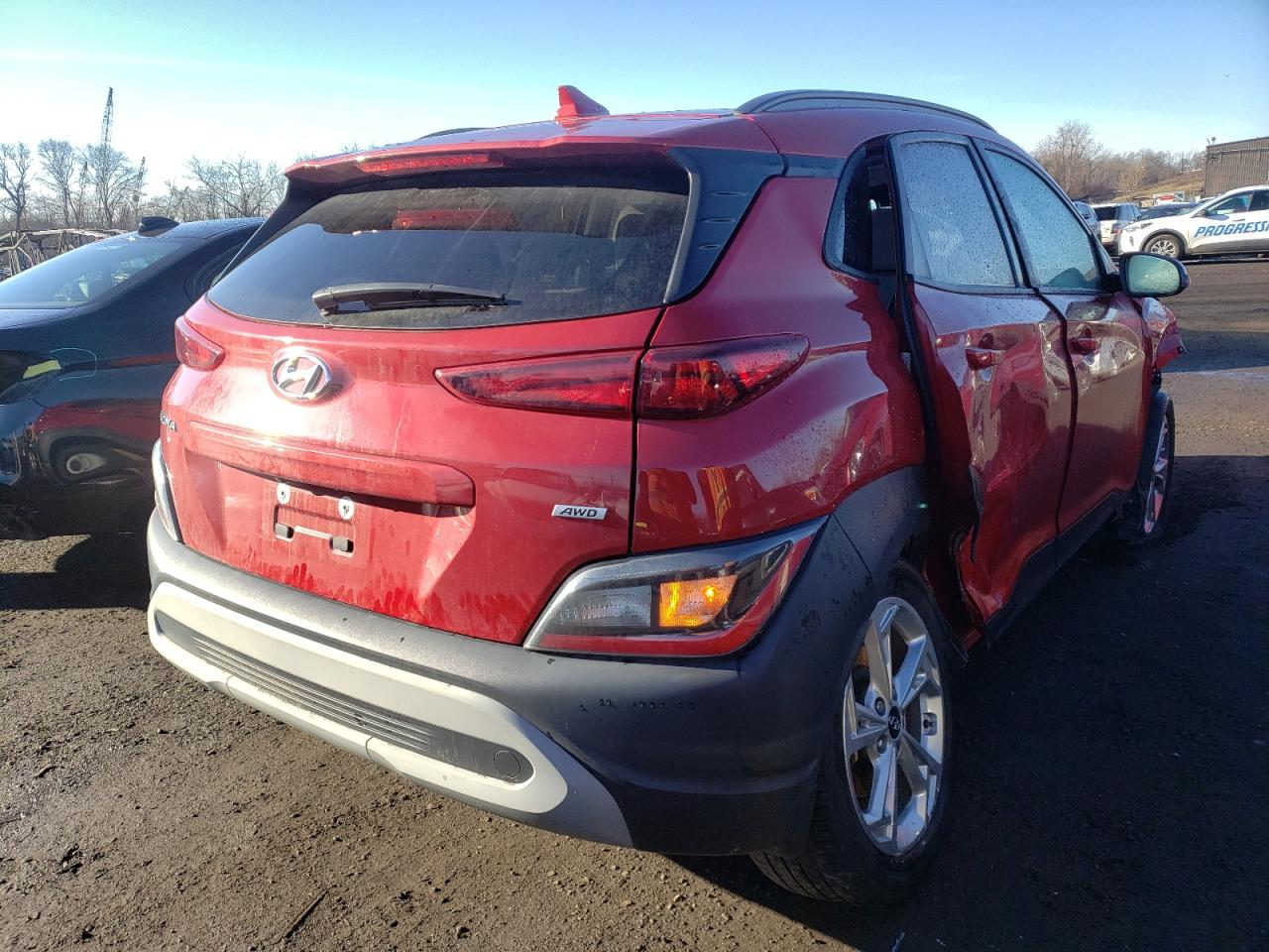 2022 HYUNDAI KONA SEL VIN:KM8K3CAB5NU820118