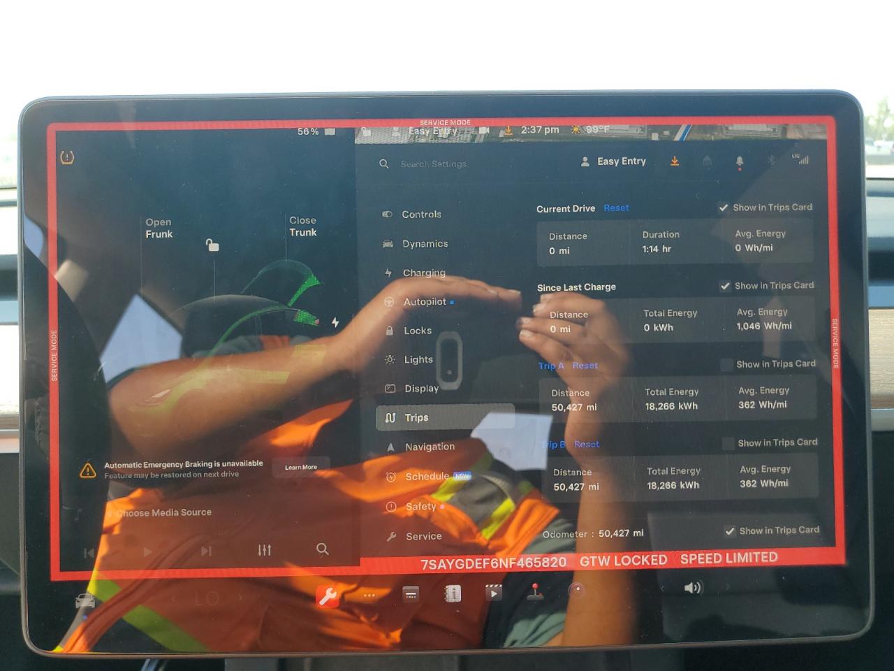 2022 TESLA MODEL Y  VIN:7SAYGDEF6NF465820