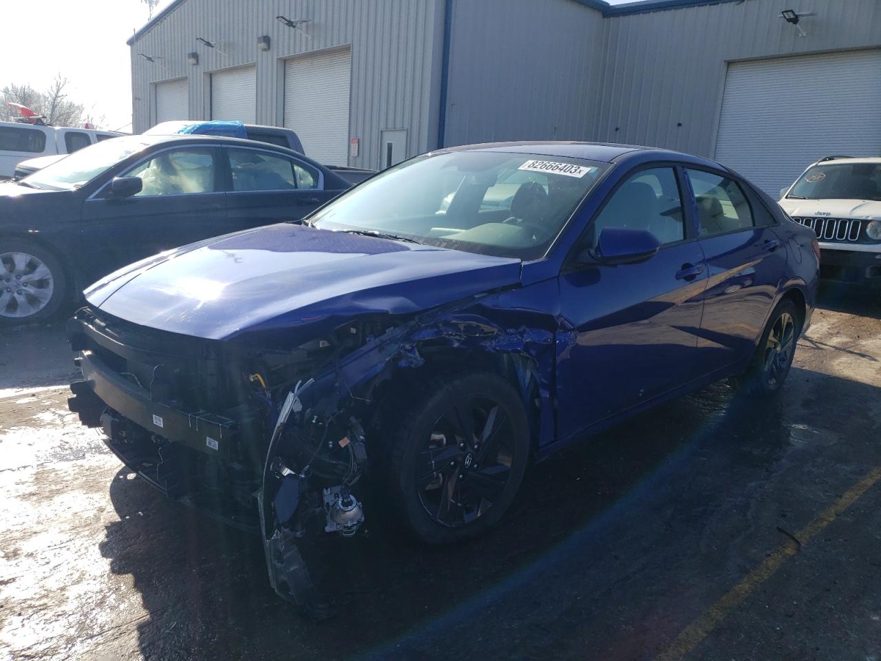 2022 HYUNDAI ELANTRA SEL VIN:KMHLS4AG6NU336256