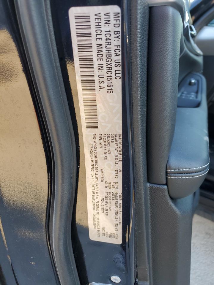 2024 JEEP GRAND CHEROKEE LIMITED VIN:1C4RJHBGXRC151615