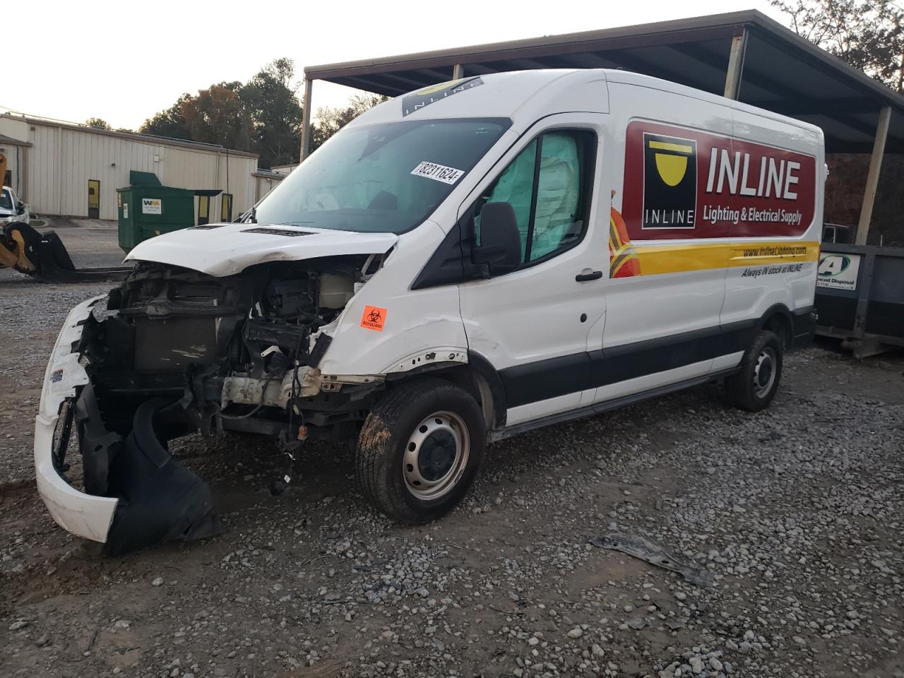 2022 FORD TRANSIT T-250 VIN:1FTBR1C81NKA73847