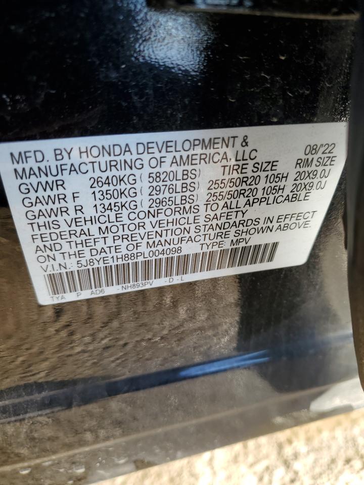 2023 ACURA MDX ADVANCE VIN:5J8YE1H88PL004098