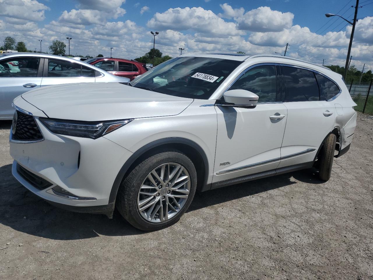 2022 ACURA MDX ADVANCE VIN:5J8YE1H88NL036174