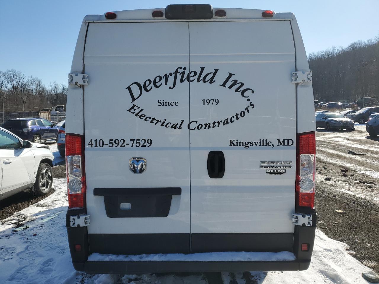 2023 RAM PROMASTER 3500 3500 HIGH VIN:3C6MRVJG1PE562420