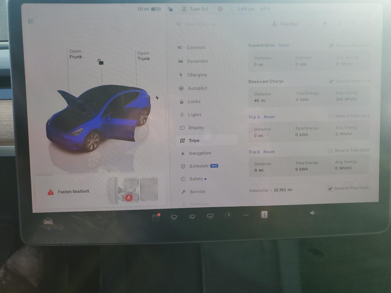 2023 TESLA MODEL Y  VIN:7SAYGDEE5PF669888