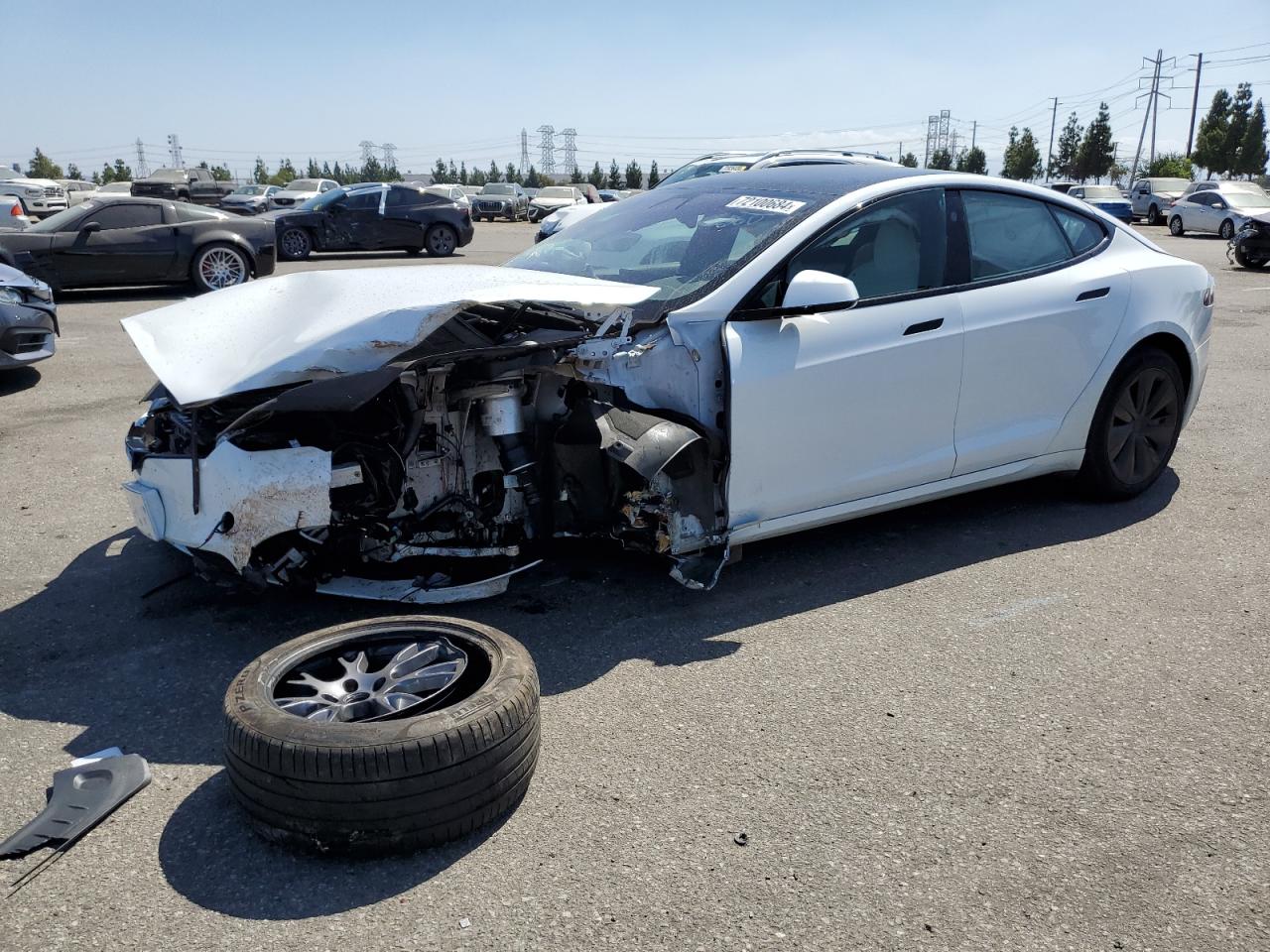 2022 TESLA MODEL S  VIN:5YJSA1E58NF463285