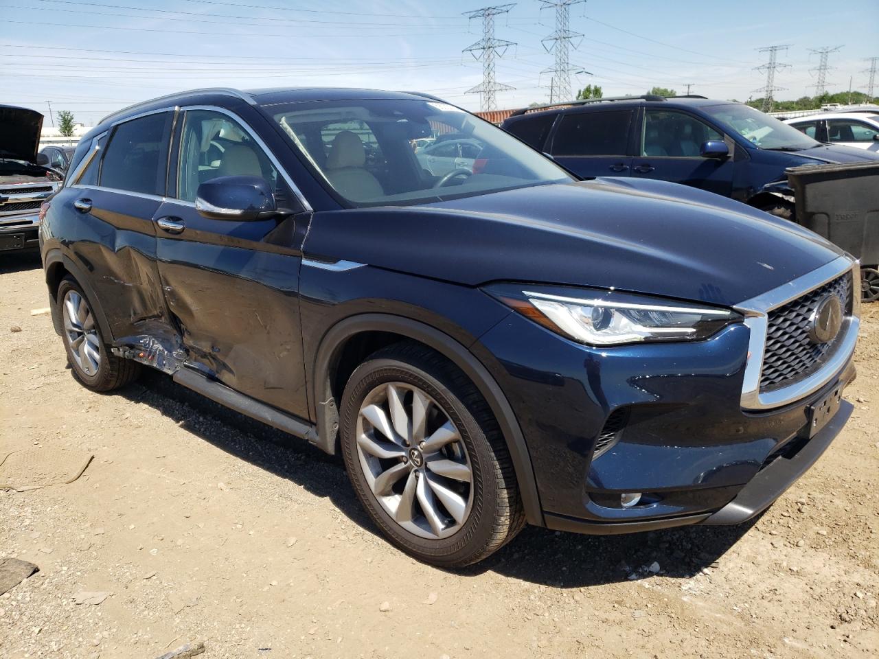 2022 INFINITI QX50 LUXE VIN:3PCAJ5BBXNF115520