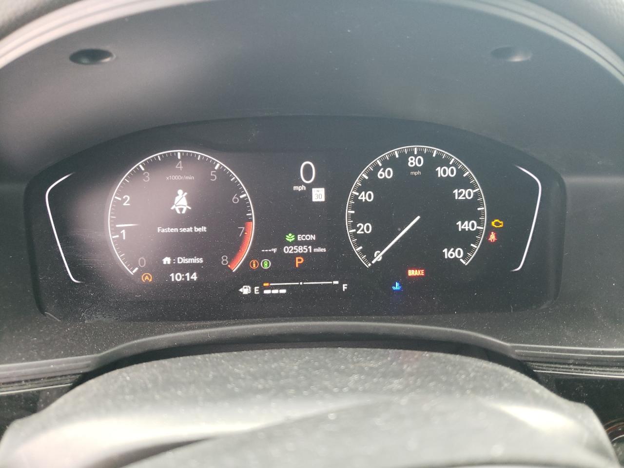 2022 HONDA CIVIC SPORT VIN:2HGFE2F59NH593274
