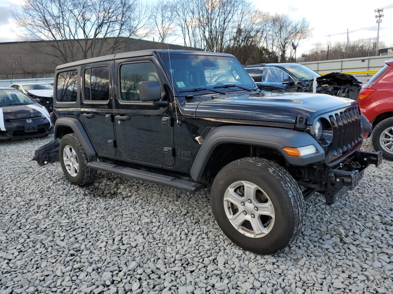 2022 JEEP WRANGLER UNLIMITED SPORT VIN:1C4HJXDG0NW213857