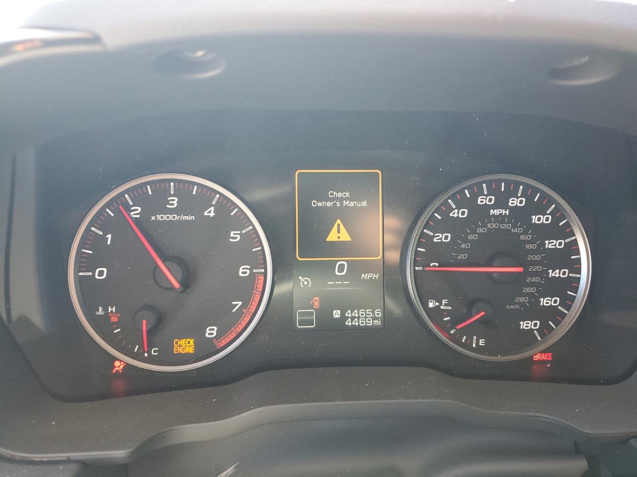 2023 SUBARU WRX PREMIUM VIN:JF1VBAF68P9821540