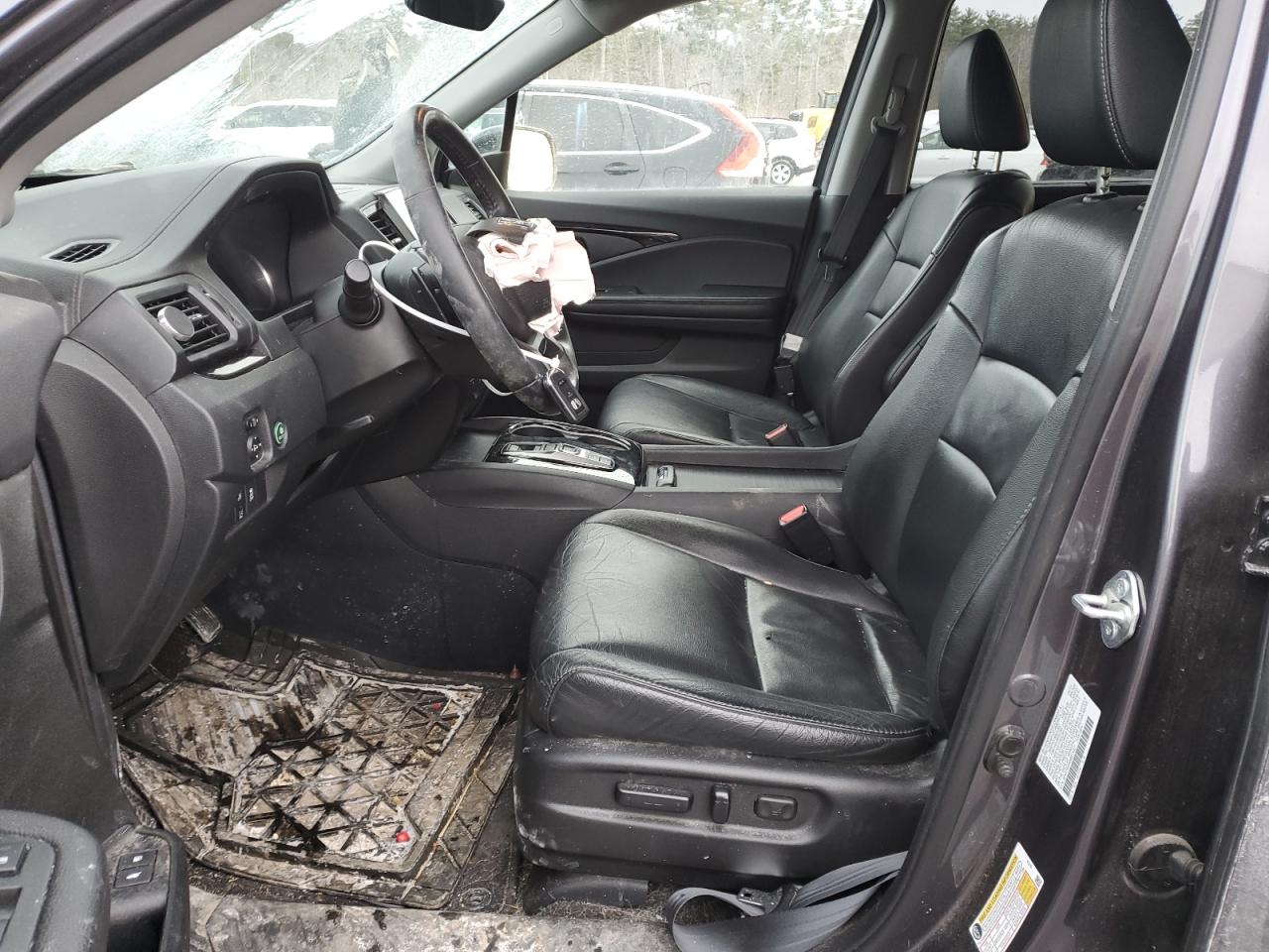 2022 HONDA PILOT TOURING VIN:5FNYF6H64NB014327