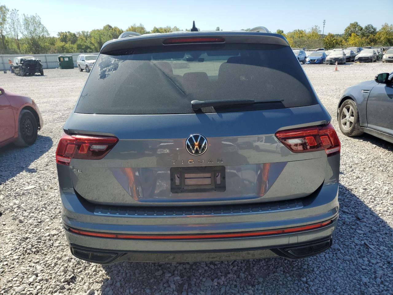 2022 VOLKSWAGEN TIGUAN SE R-LINE BLACK VIN:3VVCB7AX4NM023668