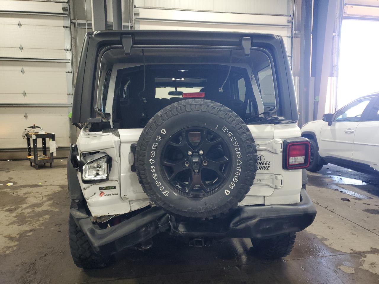 2022 JEEP WRANGLER UNLIMITED SPORT VIN:1C4HJXDM7NW244562
