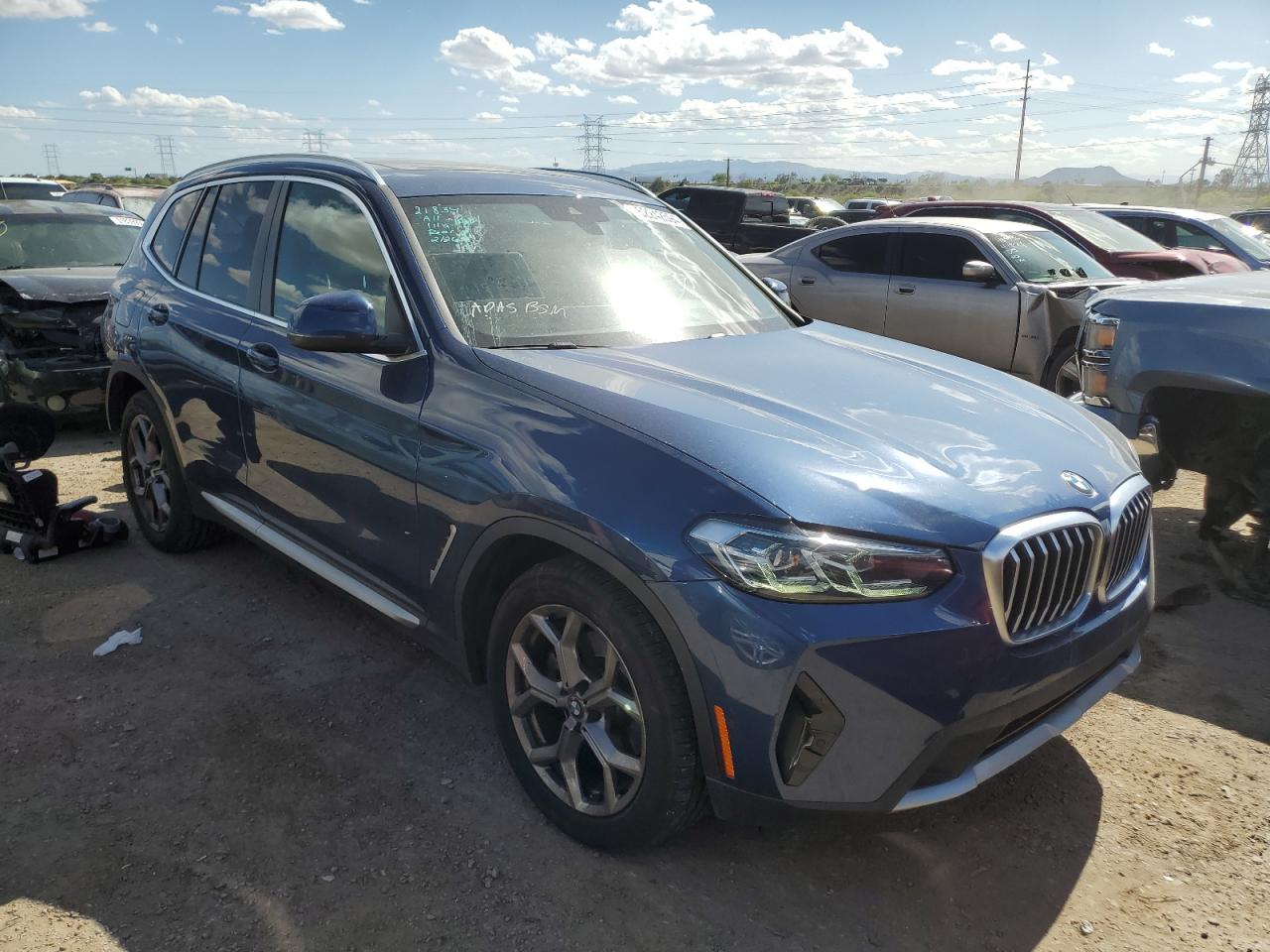 2022 BMW X3 SDRIVE30I VIN:5UX43DP09N9J69408