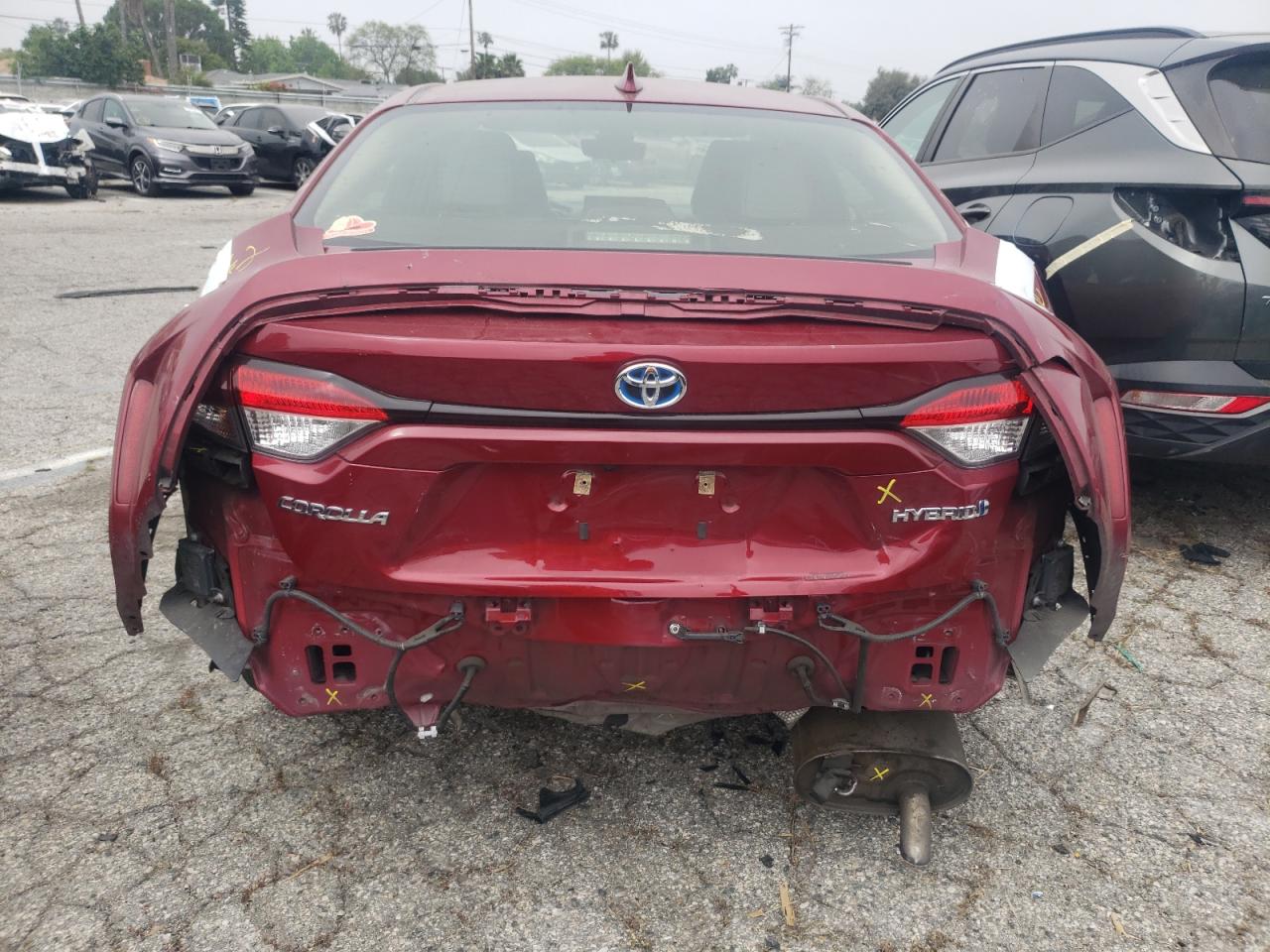 2022 TOYOTA COROLLA LE VIN:JTDEAMDE1NJ056059