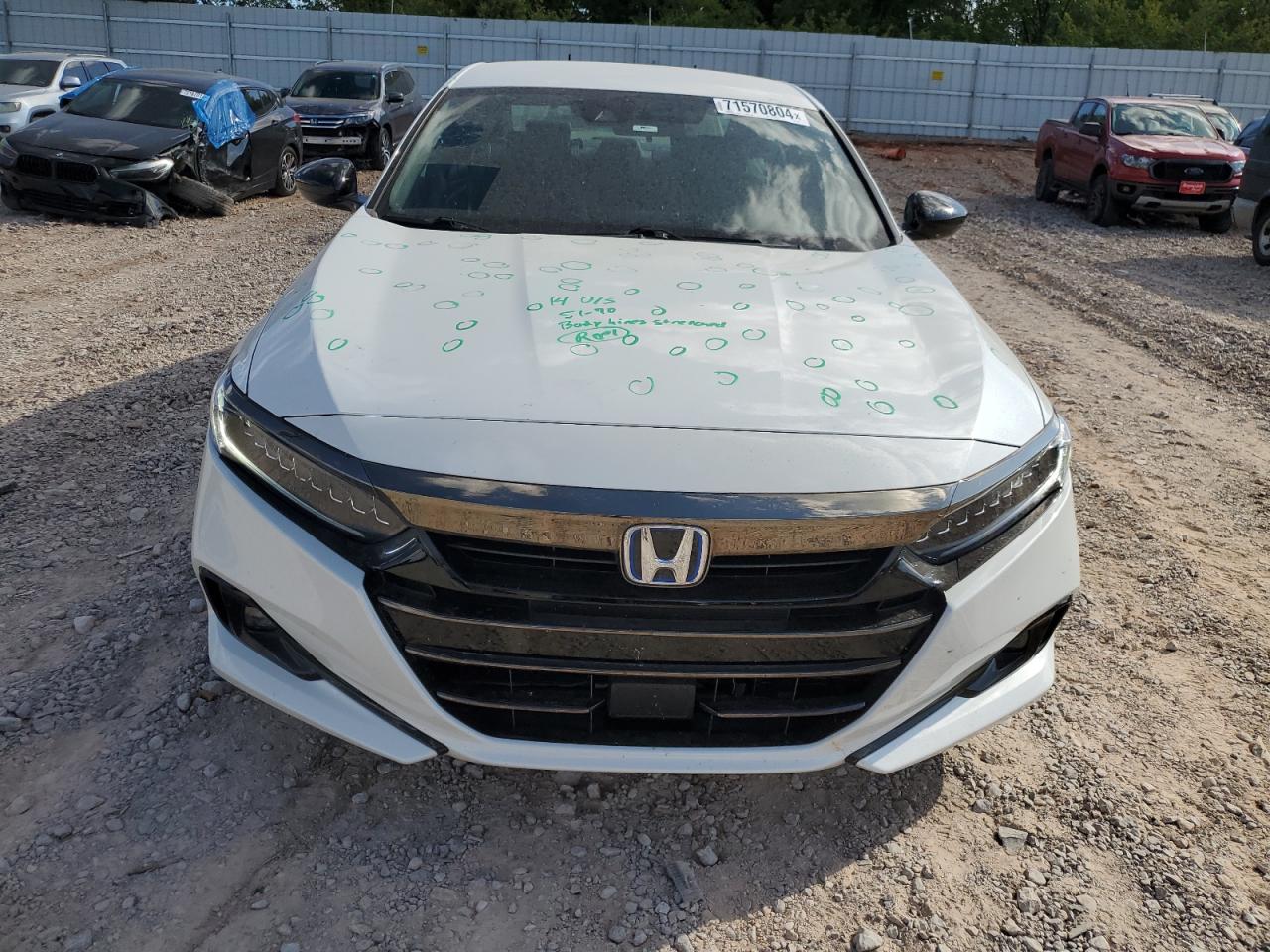 2022 HONDA ACCORD HYBRID SPORT VIN:1HGCV3F28NA043237