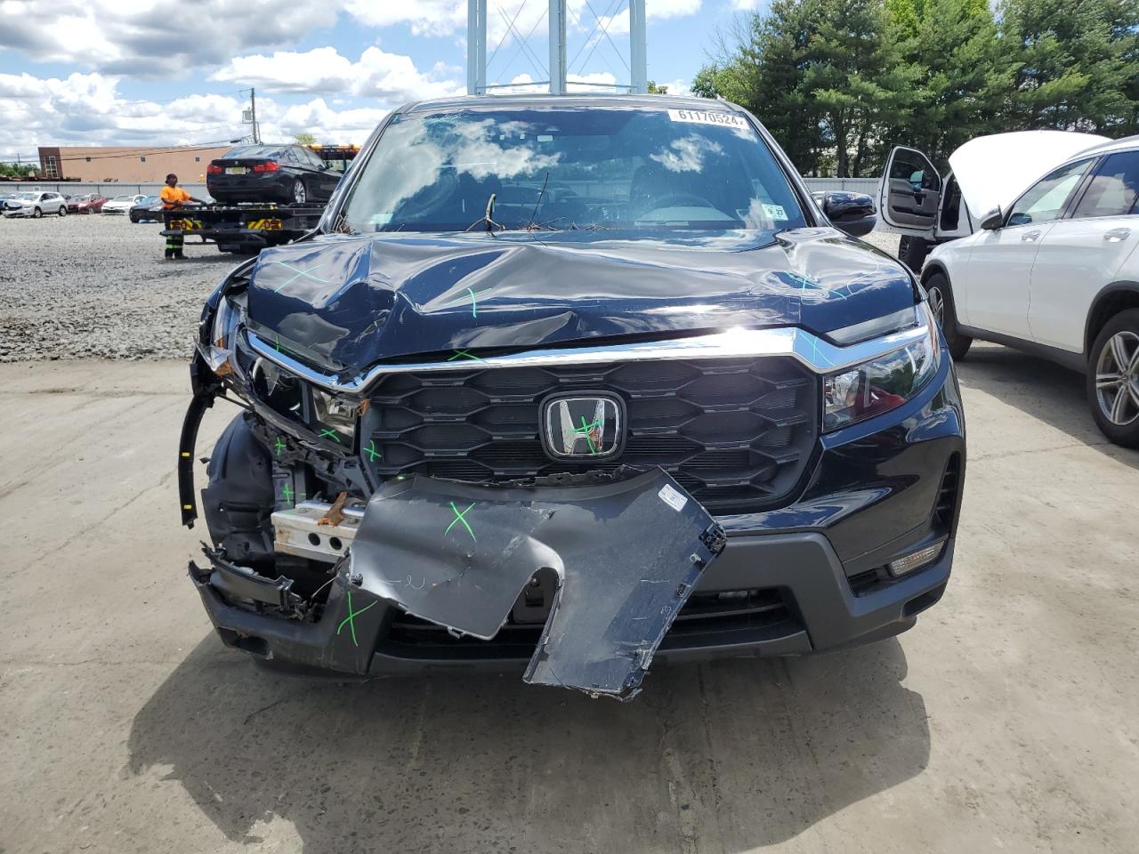 2022 HONDA PASSPORT EXL VIN:5FNYF8H5XNB020314