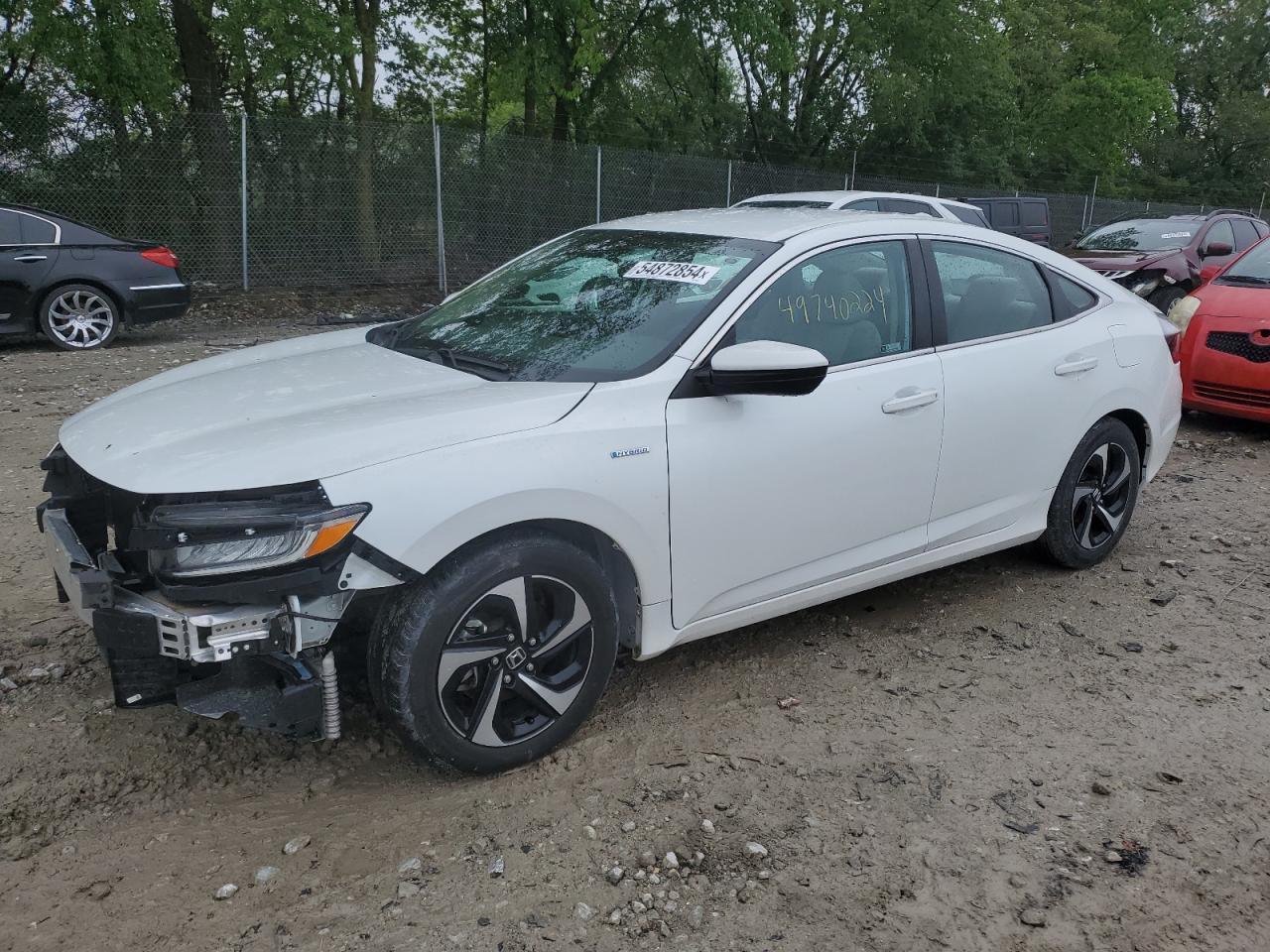 2022 HONDA INSIGHT EX VIN:19XZE4F54NE010077