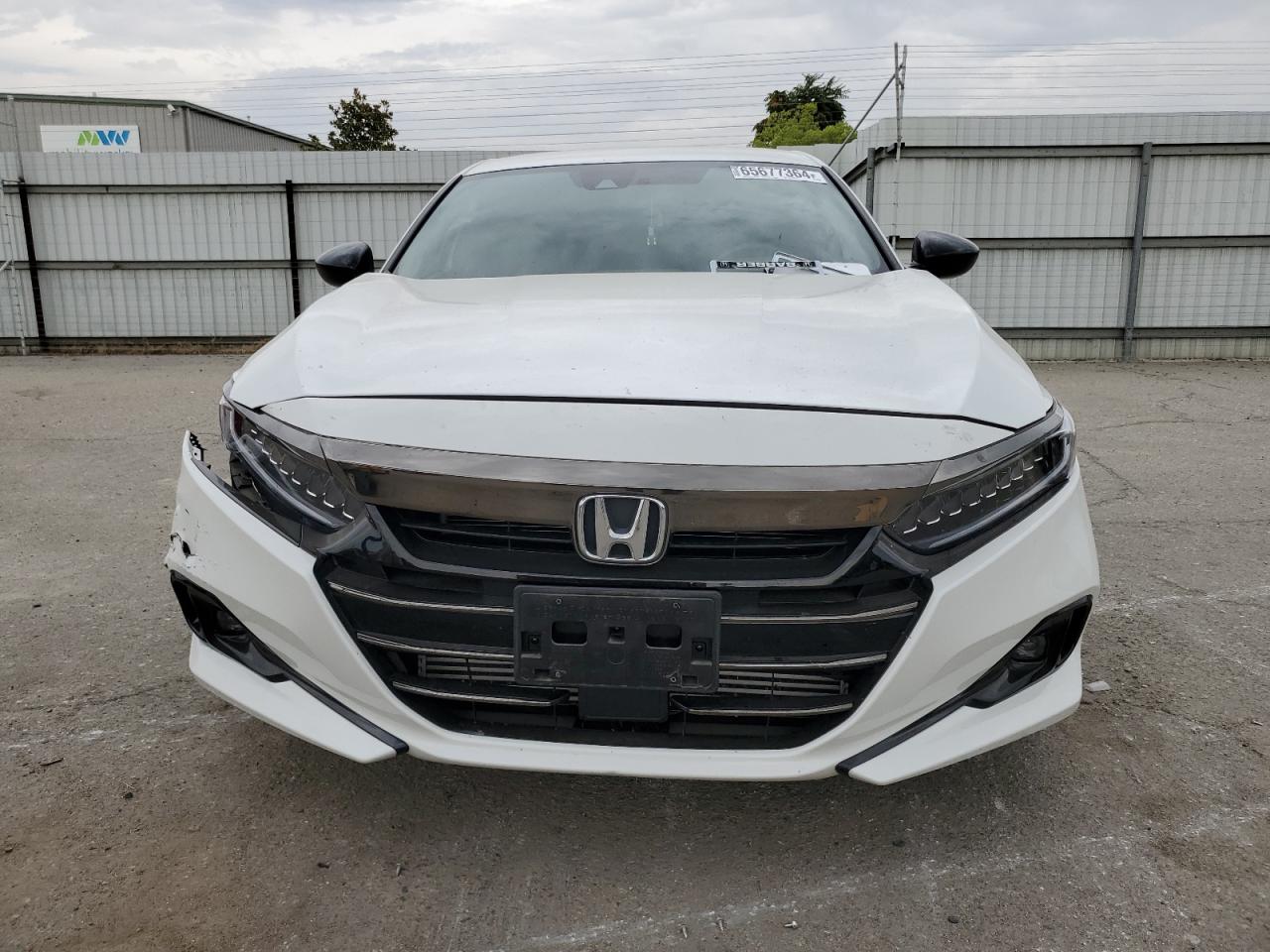 2022 HONDA ACCORD SPORT VIN:1HGCV1F37NA111038