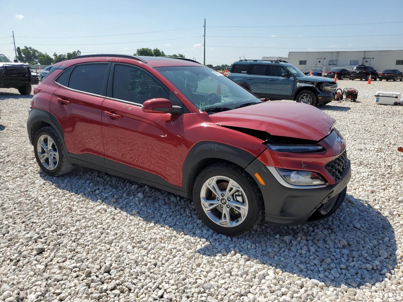 2022 HYUNDAI KONA SEL VIN:KM8K3CAB7NU919121