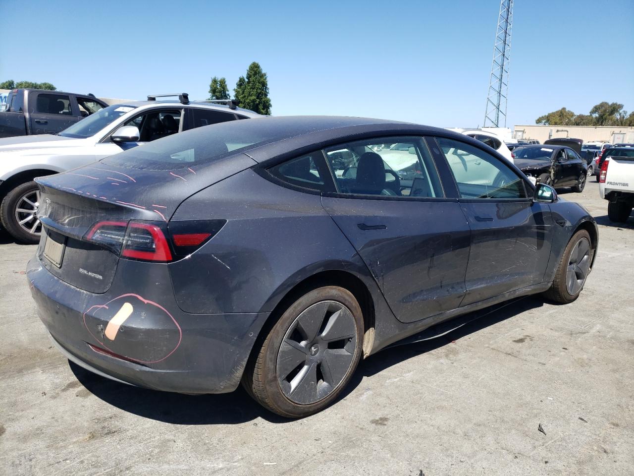 2022 TESLA MODEL 3  VIN:5YJ3E1EB8NF184210