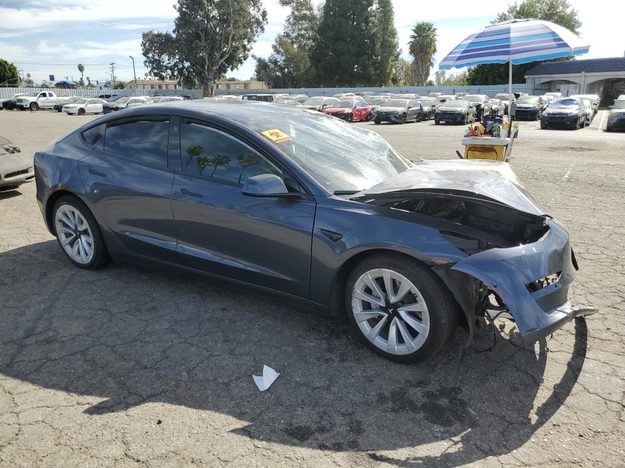 2022 TESLA MODEL 3  VIN:5YJ3E1EB5NF253600