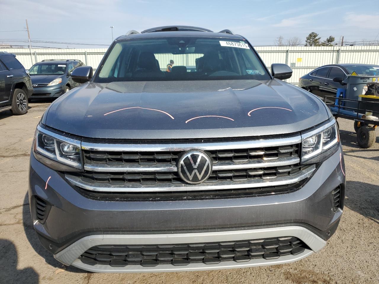 2022 VOLKSWAGEN ATLAS SEL VIN:1V2BP2CAXNC564344