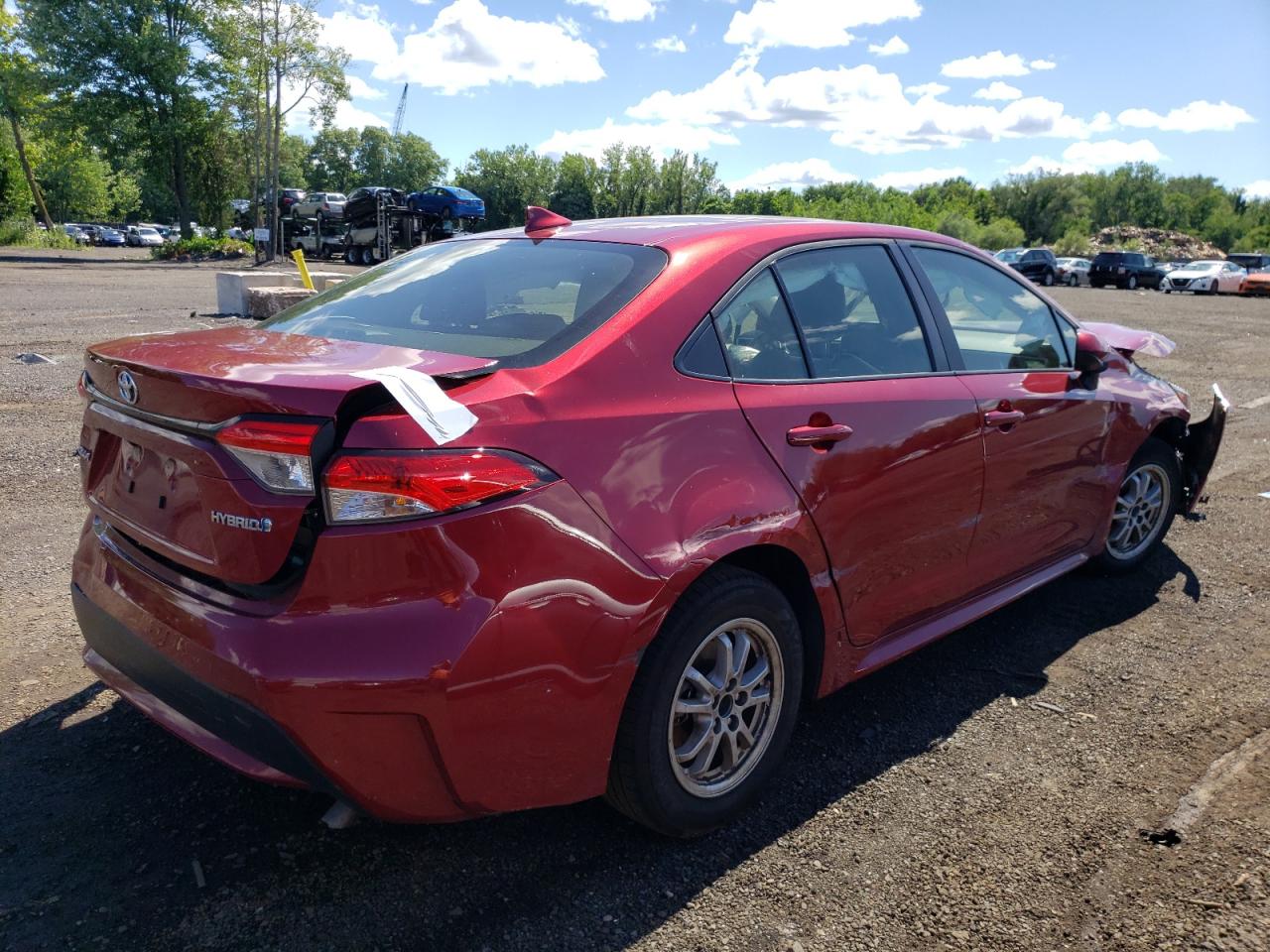 2022 TOYOTA COROLLA LE VIN:JTDEAMDE5NJ061717