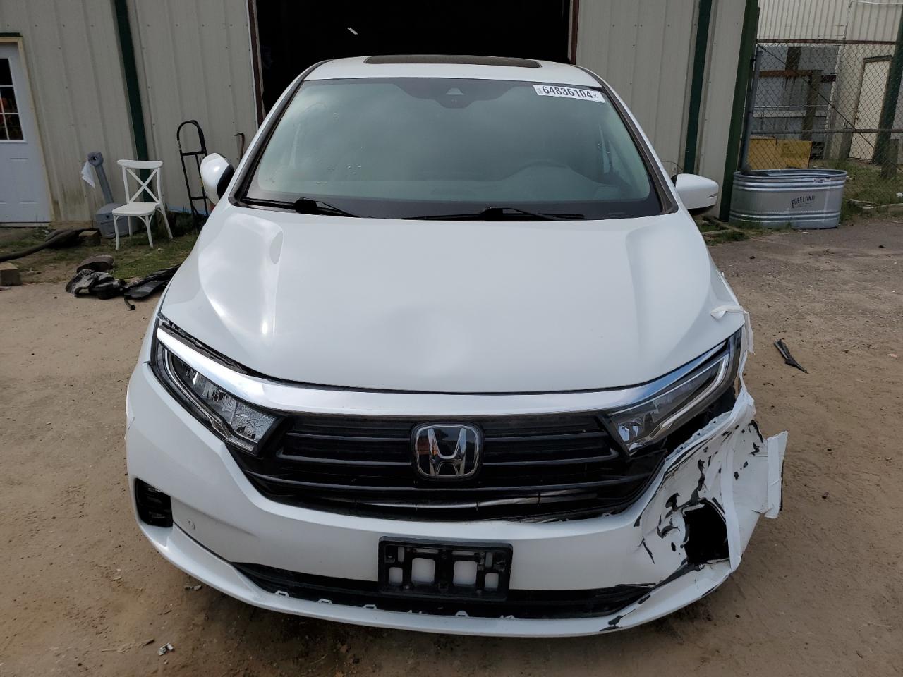 2022 HONDA ODYSSEY ELITE VIN:5FNRL6H98NB048391