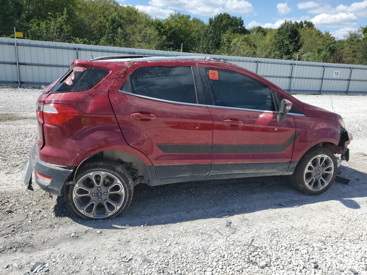 2022 FORD ECOSPORT TITANIUM VIN:MAJ6S3KL2NC461094