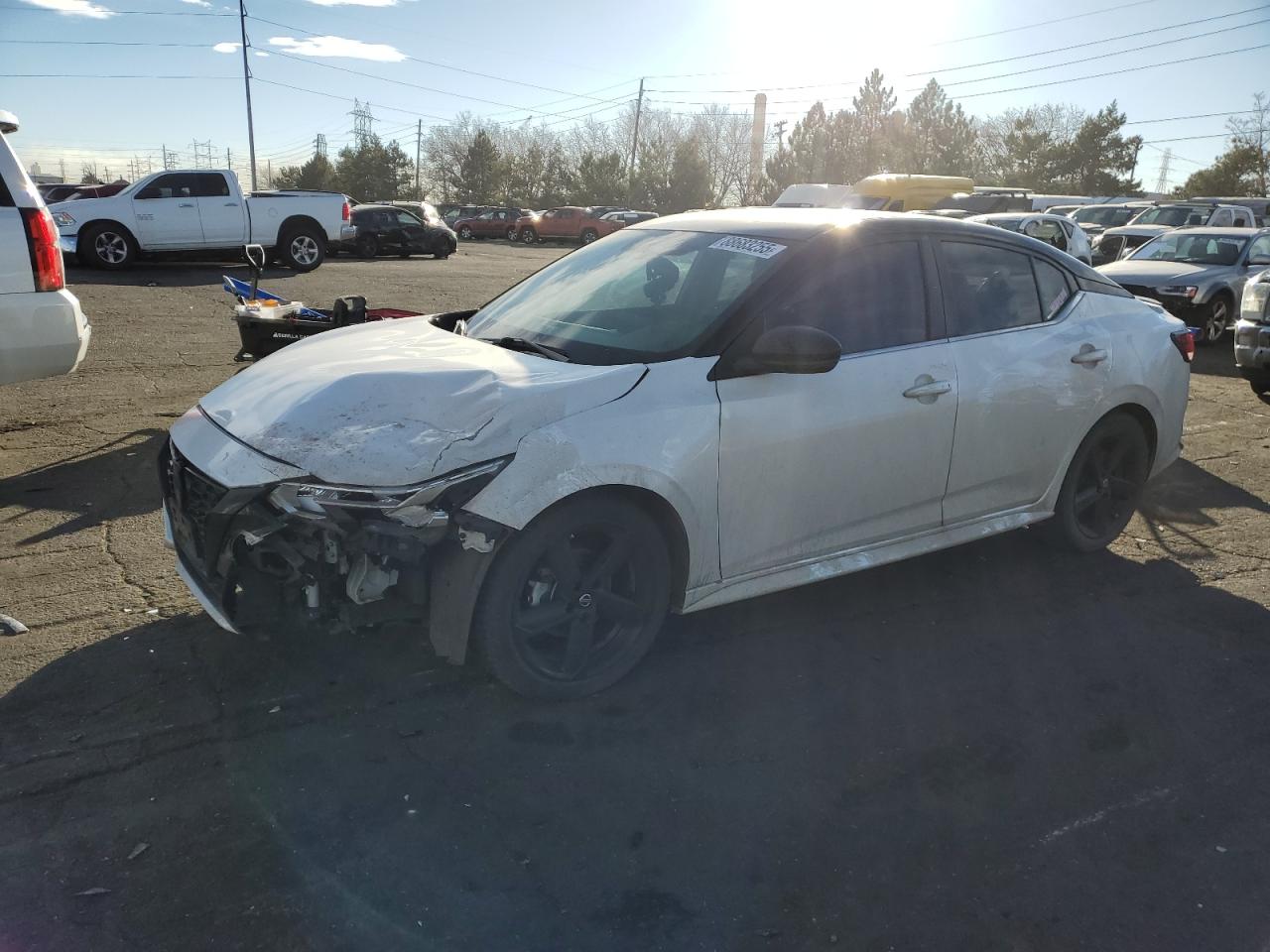 2022 NISSAN SENTRA SR VIN:3N1AB8DV1NY283236