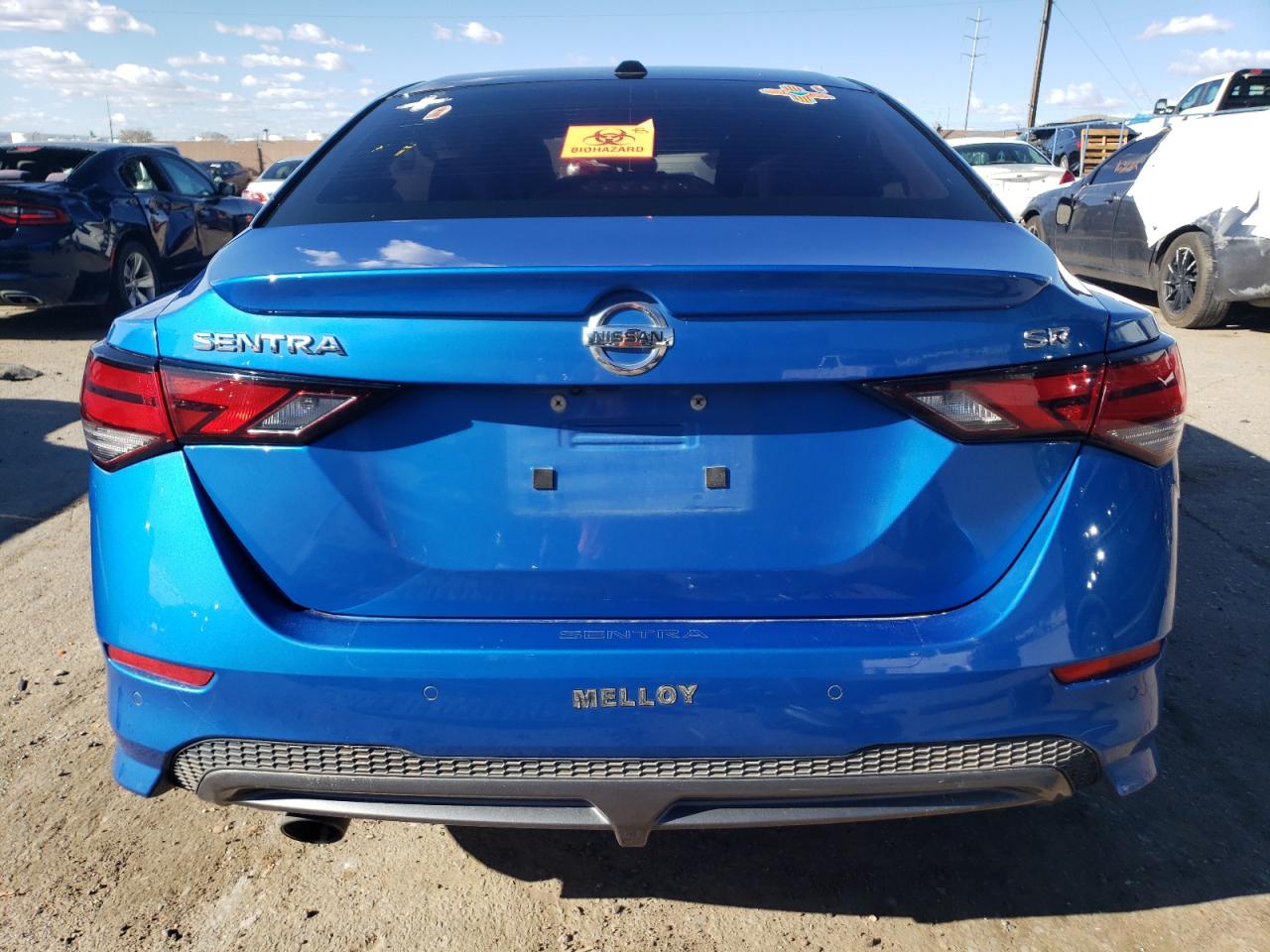 2022 NISSAN SENTRA SR VIN:3N1AB8DV1NY233453