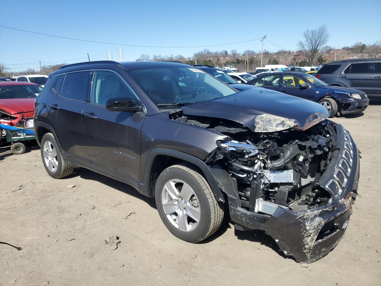 2022 JEEP COMPASS LATITUDE VIN:3C4NJDBBXNT141144