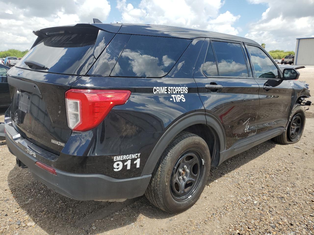 2022 FORD EXPLORER POLICE INTERCEPTOR VIN:1FM5K8ABXNGC23123