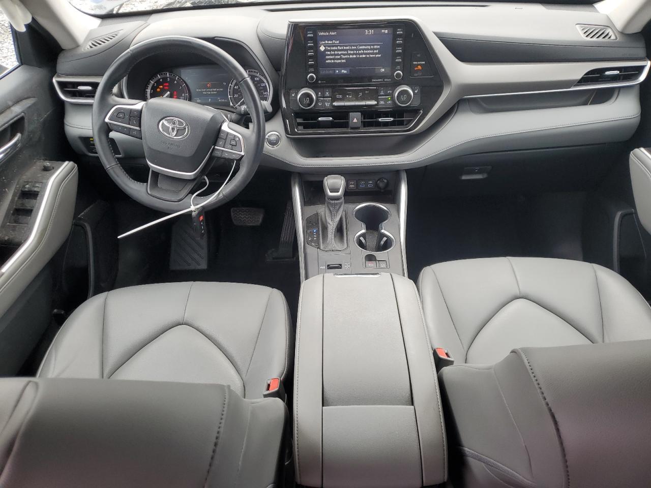 2022 TOYOTA HIGHLANDER XLE VIN:5TDGZRAH5NS114576