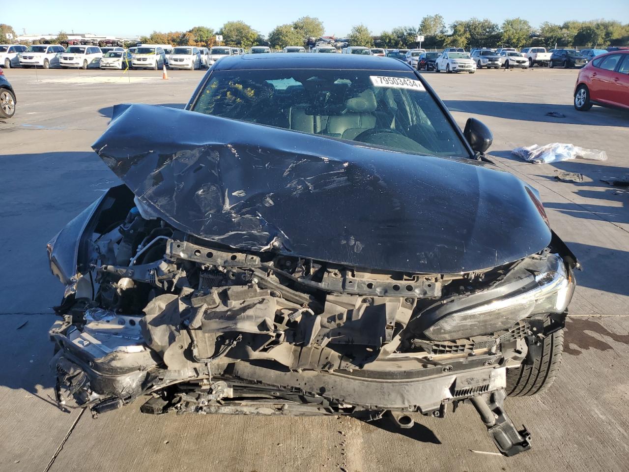 2022 HONDA CIVIC SPORT TOURING VIN:19XFL1H89NE006475