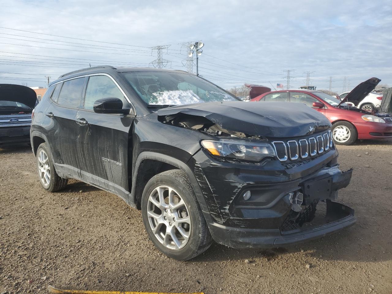 2022 JEEP COMPASS LATITUDE LUX VIN:3C4NJDFBXNT203149