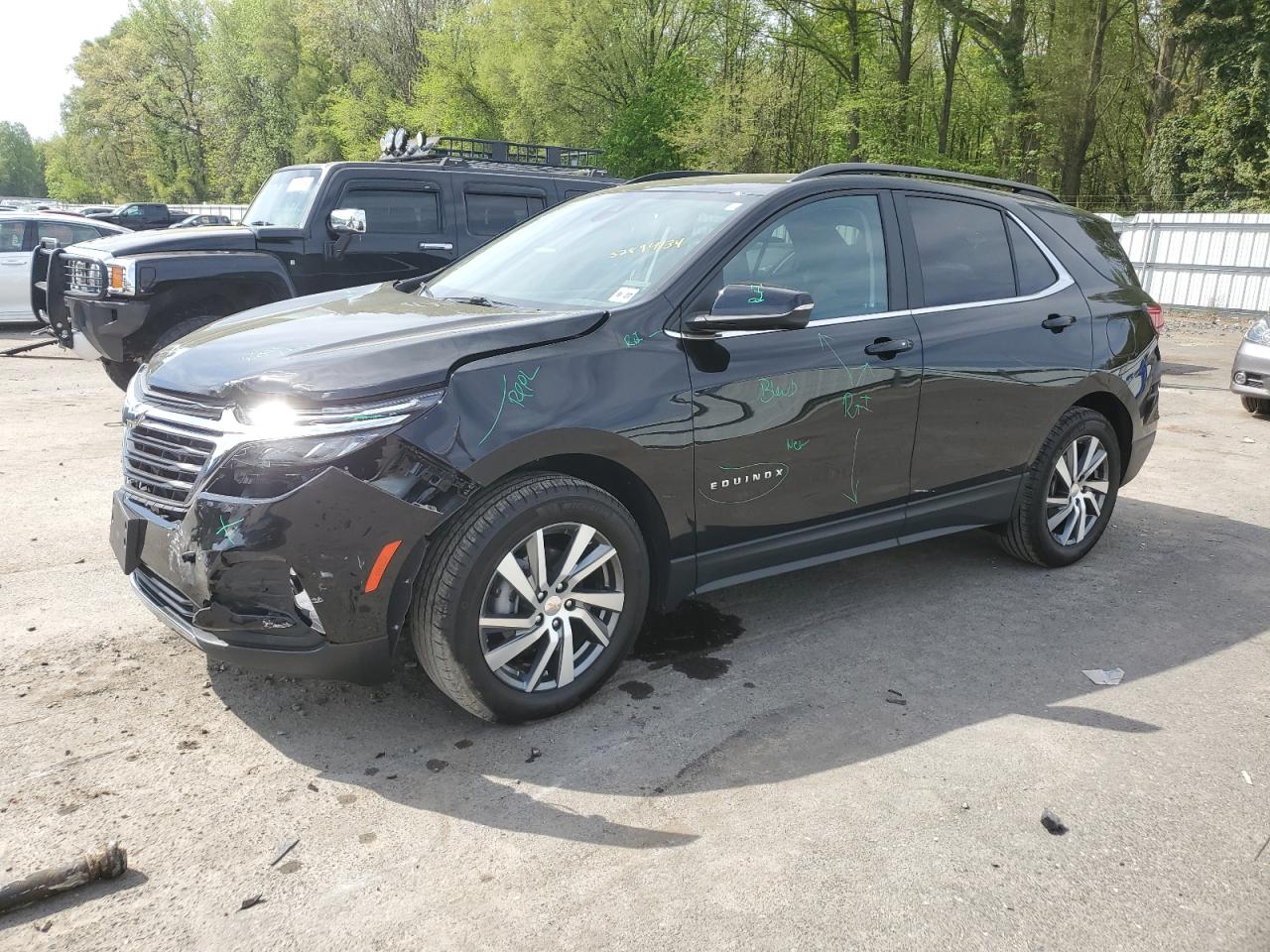 2022 CHEVROLET EQUINOX LT VIN:3GNAXKEV0NL282366