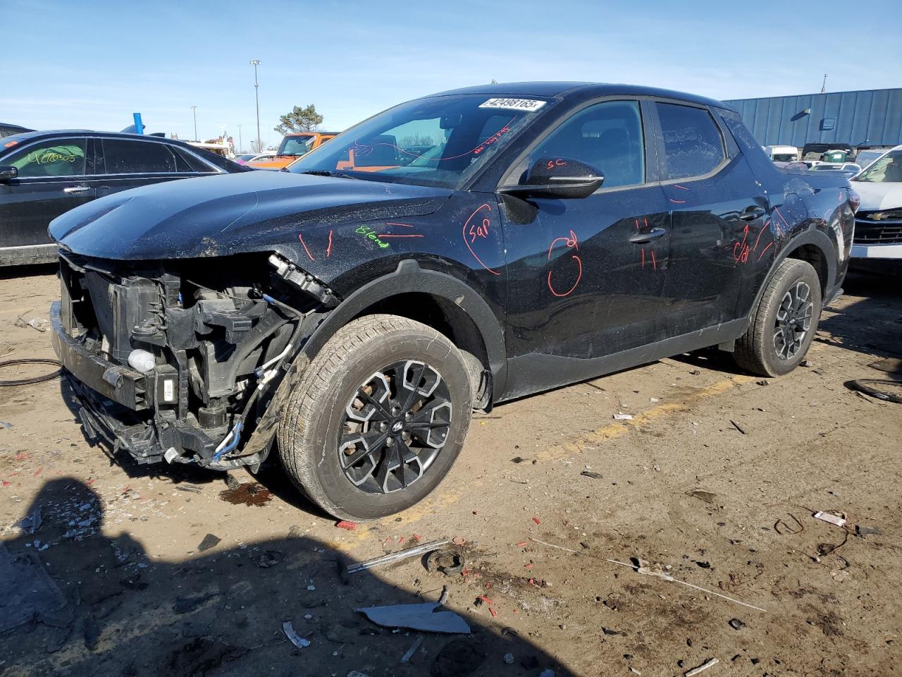 2022 HYUNDAI SANTA CRUZ SEL VIN:5NTJBDAE5NH010115