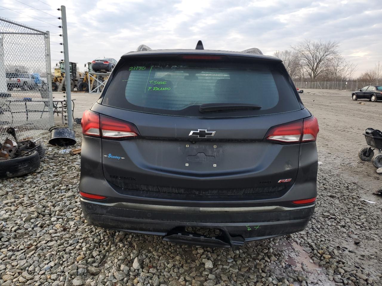 2022 CHEVROLET EQUINOX RS VIN:3GNAXWEV1NS103362