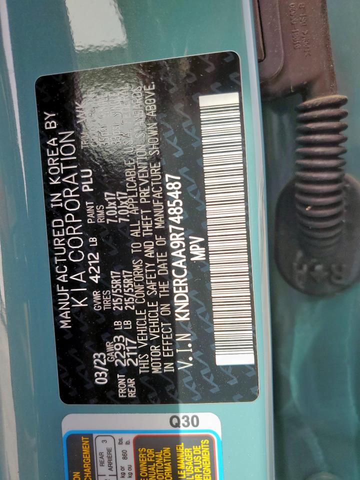 2024 KIA SELTOS EX VIN:KNDERCAA9R7485487