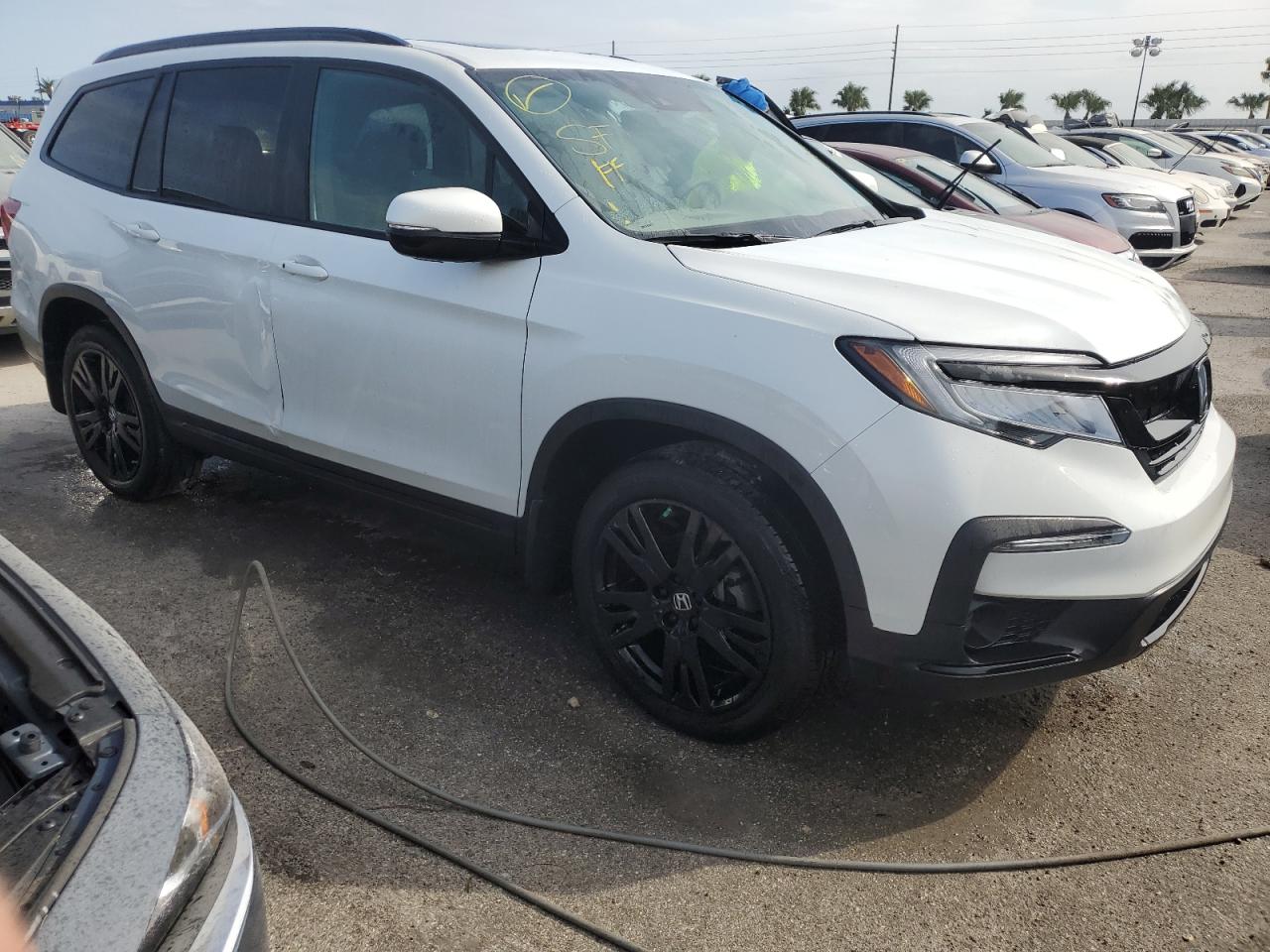 2022 HONDA PILOT BLACK VIN:5FNYF6H79NB031004