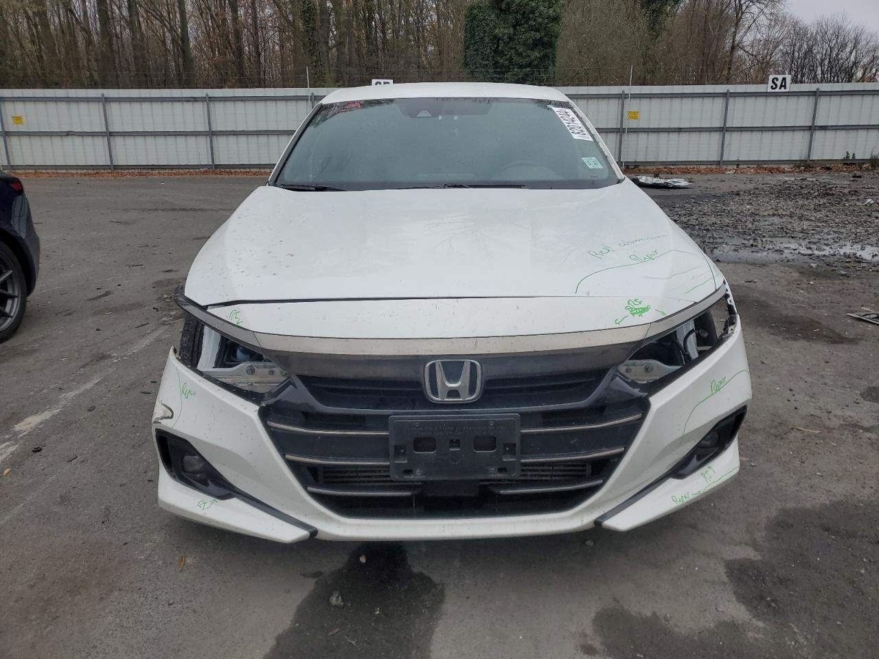 2022 HONDA ACCORD SPORT VIN:1HGCV1F38NA124347
