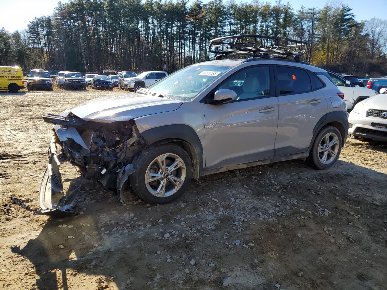 2022 HYUNDAI KONA SEL VIN:KM8K3CAB7NU856800
