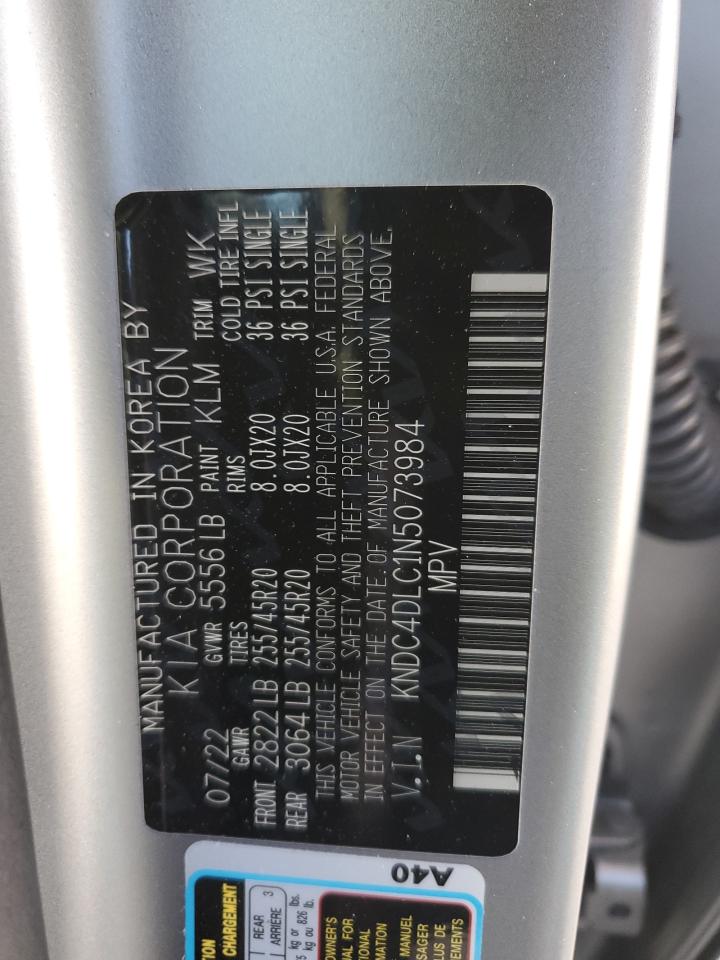 2022 KIA EV6 GT LINE VIN:KNDC4DLC1N5073984