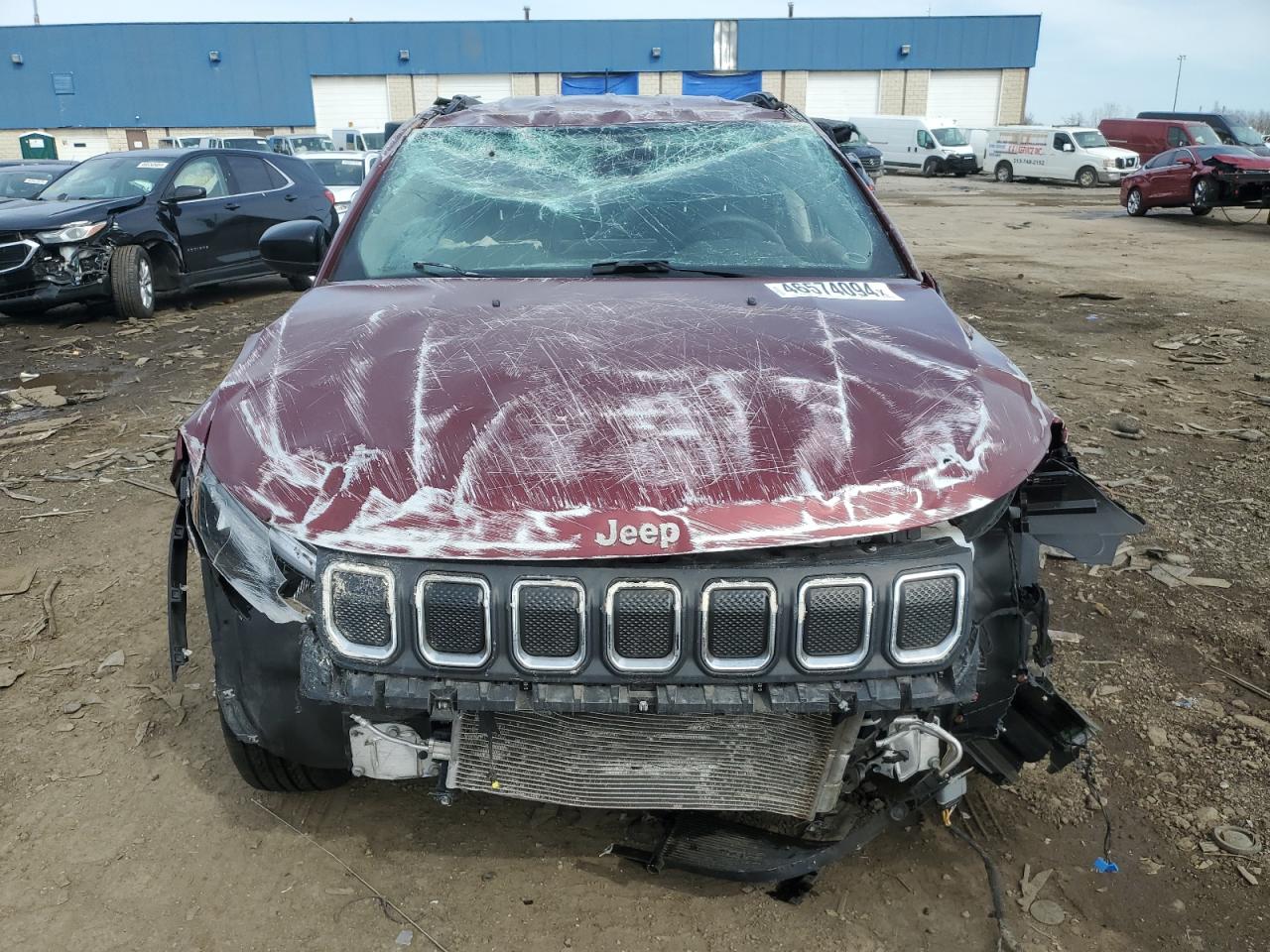 2022 JEEP COMPASS LATITUDE LUX VIN:3C4NJDFB8NT175979