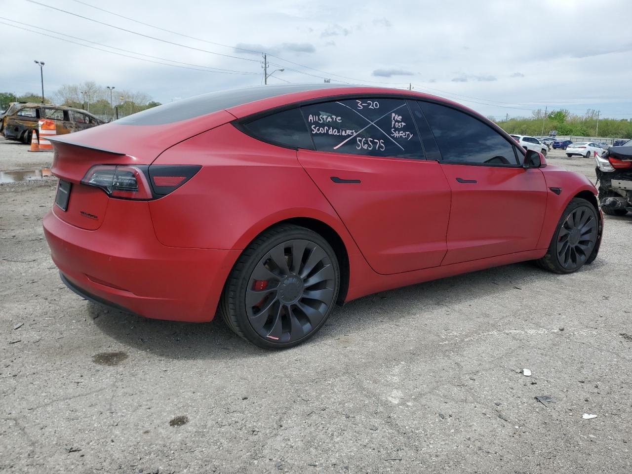 2022 TESLA MODEL 3  VIN:5YJ3E1EC8NF108639