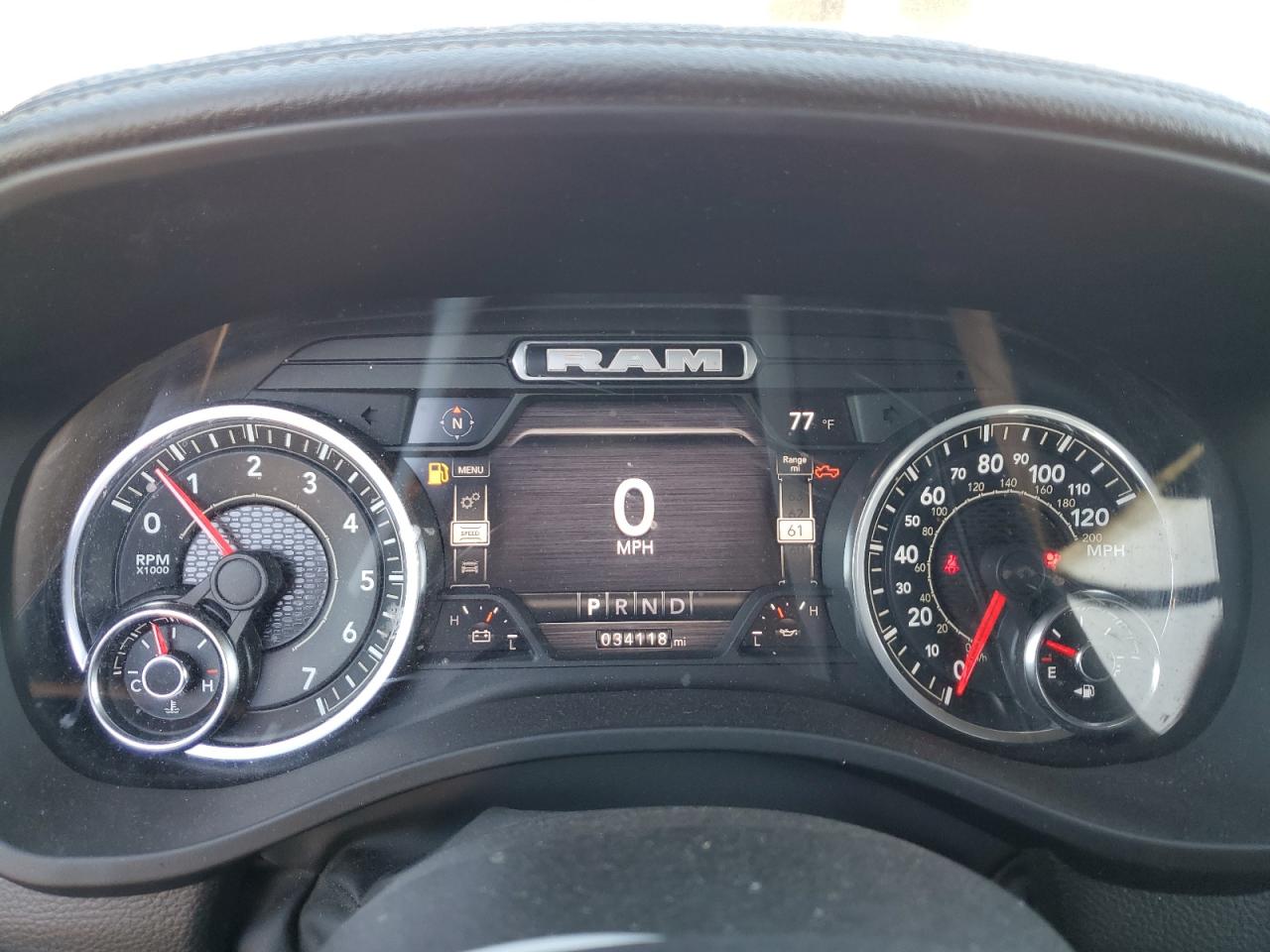 2022 RAM 1500 LARAMIE VIN:1C6SRFJT7NN438607